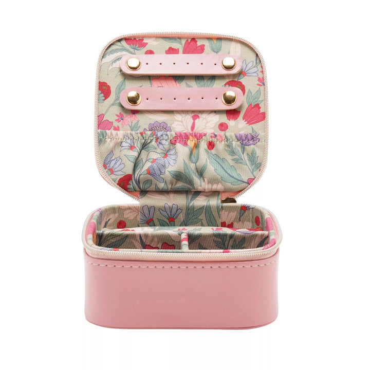 Sophia Lane Pink &amp; Green Floral Jewellery Box