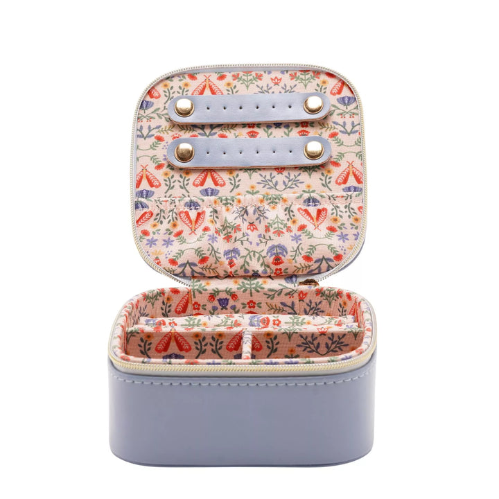 Sophia Lane Blue Floral Jewellery Box