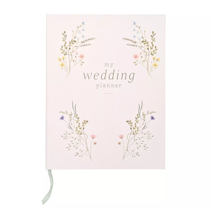 Wildflower wedding planner by Widdop &amp; Co from Cornucopia Home and Gift, featuring a floral cover design and organized interior pages.