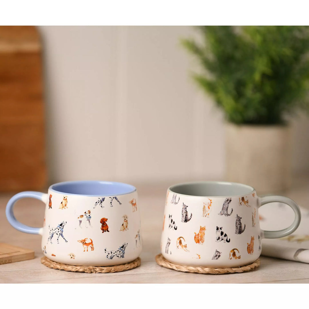 Cat Pattern Ceramic Mug