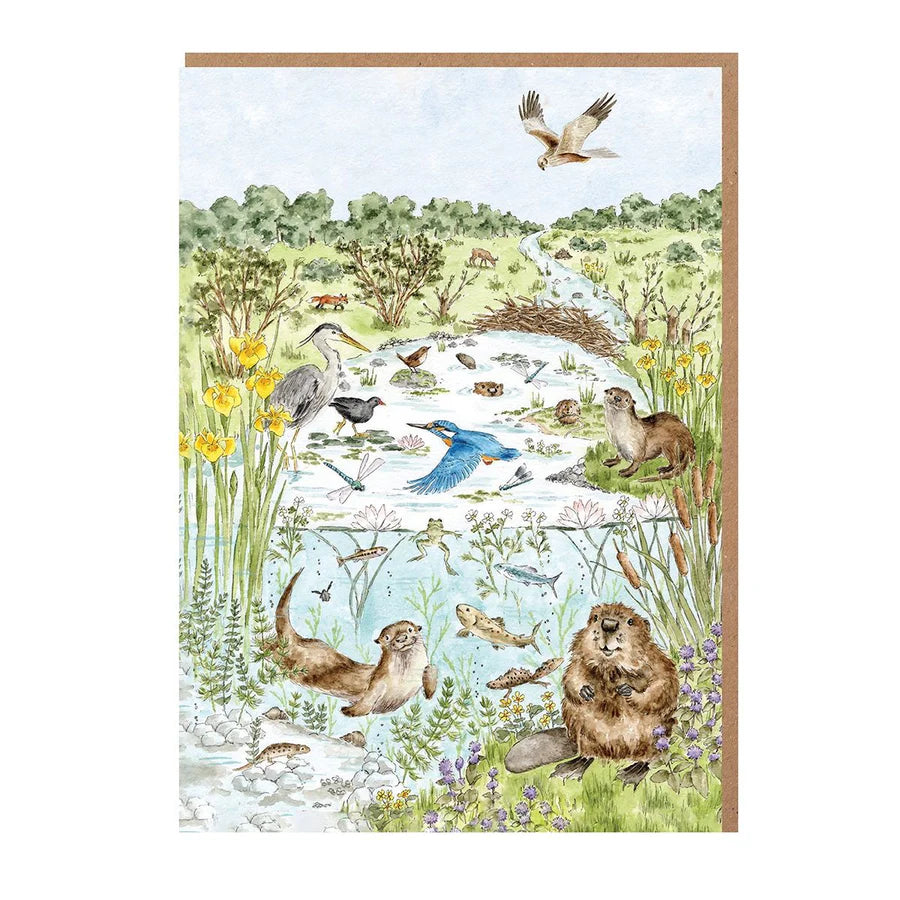 Nature Notecard Pack The Riverbank