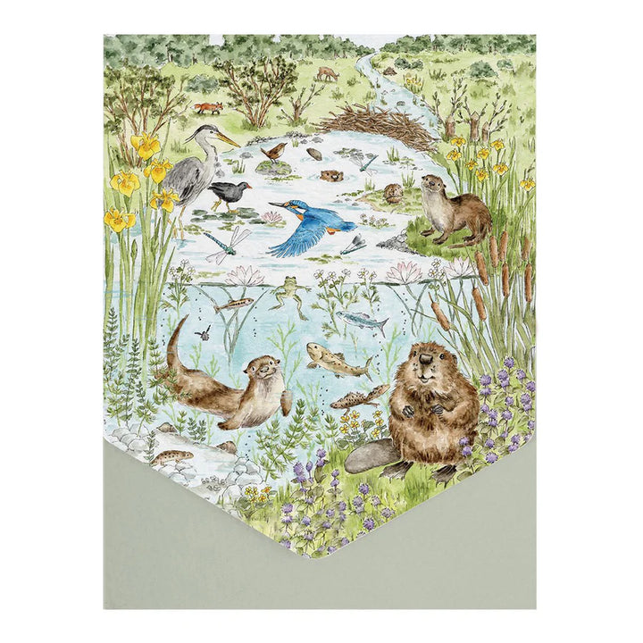 Nature Notecard Pack The Riverbank