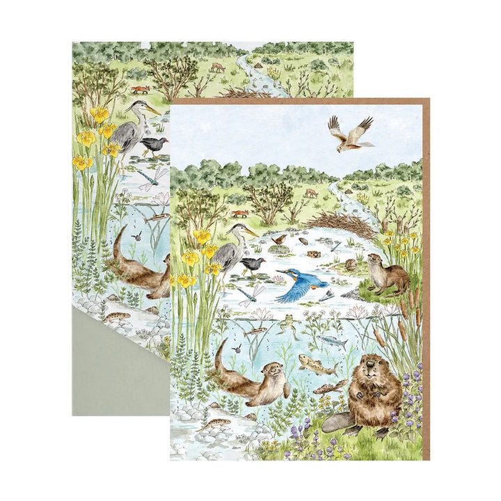 Nature Notecard Pack The Riverbank