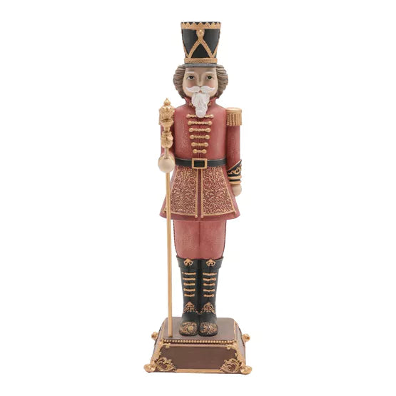 Widdop &amp; Co Christmas standing soldier figurine by Cornucopia Home and Gift, festive holiday decor with detailed soldier design