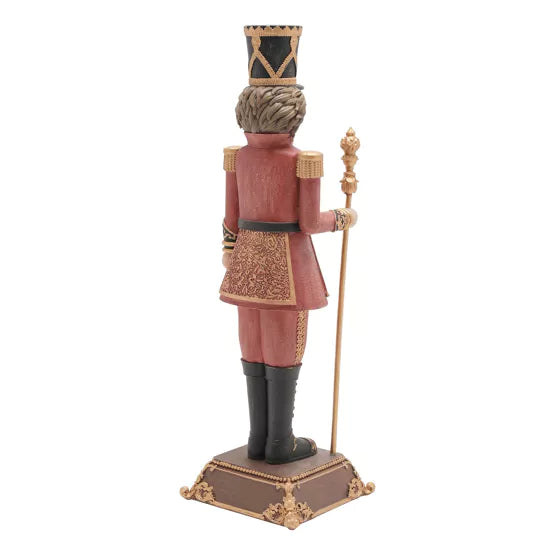 Standing soldier figurine from Widdop &amp; Co Christmas collection by Cornucopia Home and Gift, featuring festive holiday design.