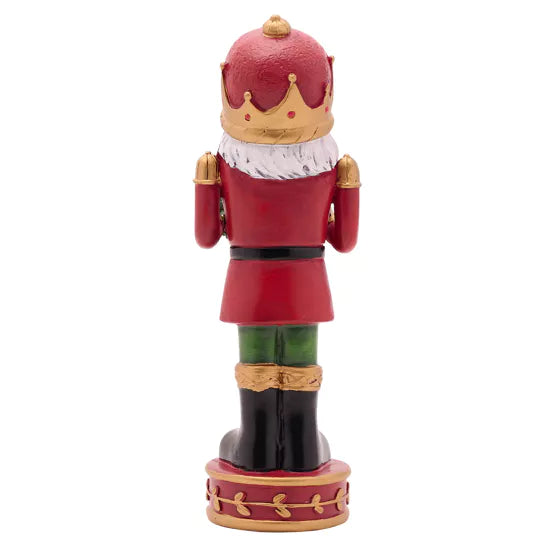 Widdop &amp; Co Christmas Santa Nutcracker, 29cm tall, featuring a festive red suit and traditional festive design.