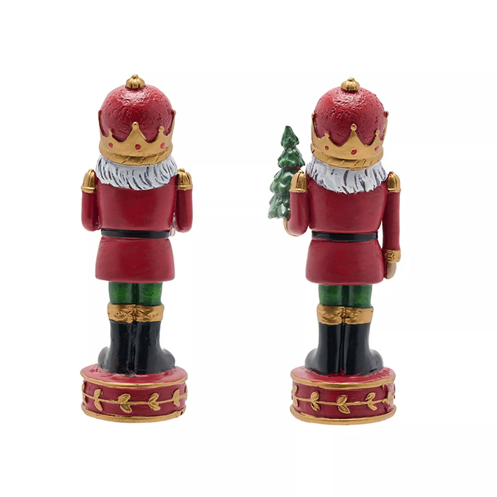 Widdop & Co Christmas Nutcracker figurine, 15.5cm tall, by Cornucopia Home and Gift, featuring a detailed soldier design.