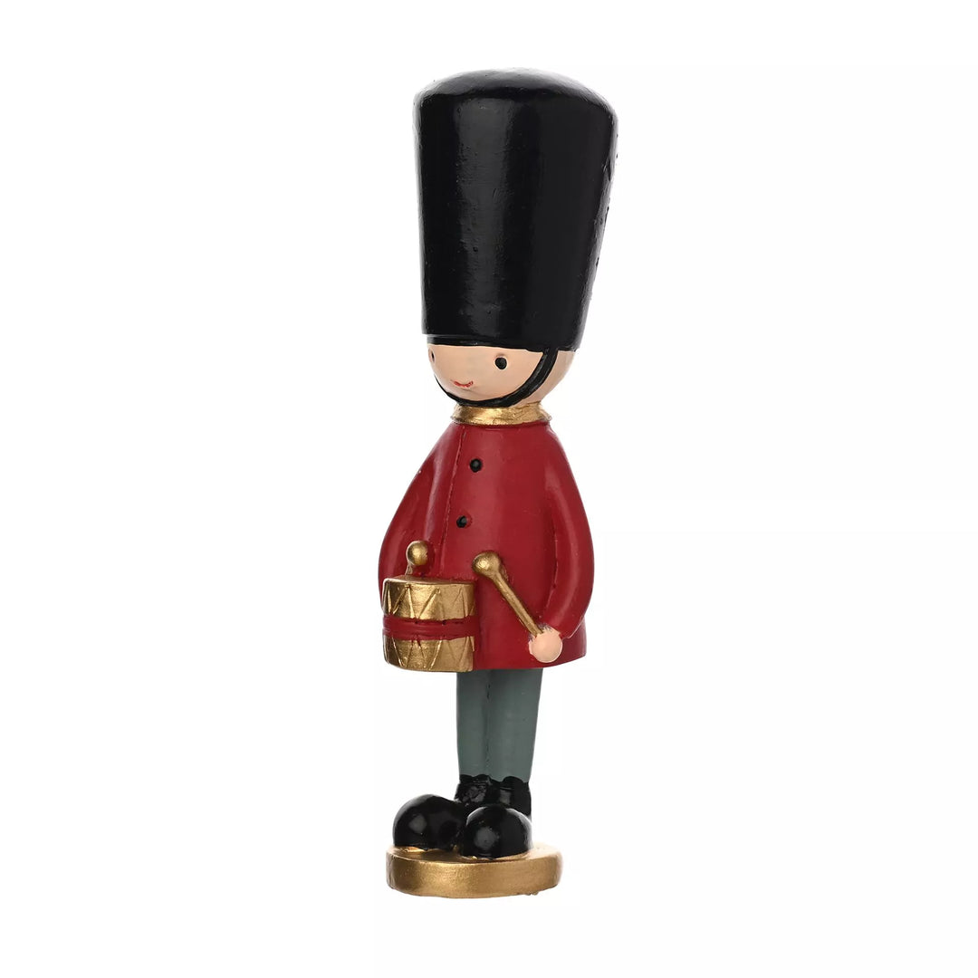 Cornucopia Home and Gift Regal Tidings Royal Soldier Christmas figure standing with detailed uniform and festive hat.