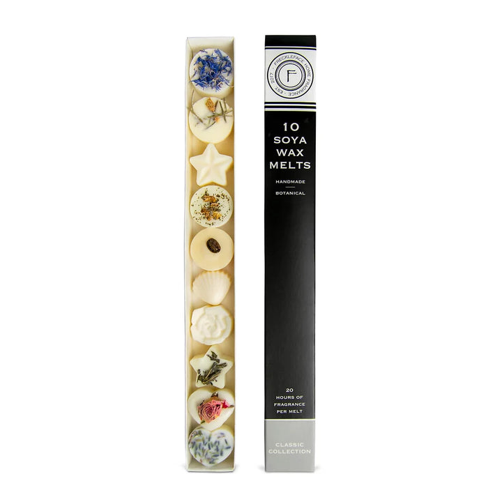 Freckleface Wax Melt Gift Set by Cornucopia Worcester featuring colorful wax melts in a decorative box.