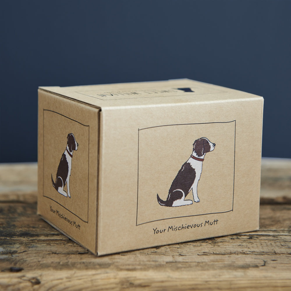 Sweet William Liver Springer Spaniel dog mug featuring a detailed image of the breed, designed by Cornucopia Worcester.