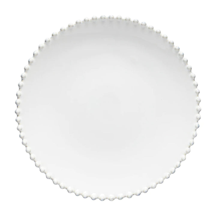 Pearl white dinner plate from Cornucopia Worcester by My Gifts Trade, 28cm ceramic plate with elegant smooth finish.
