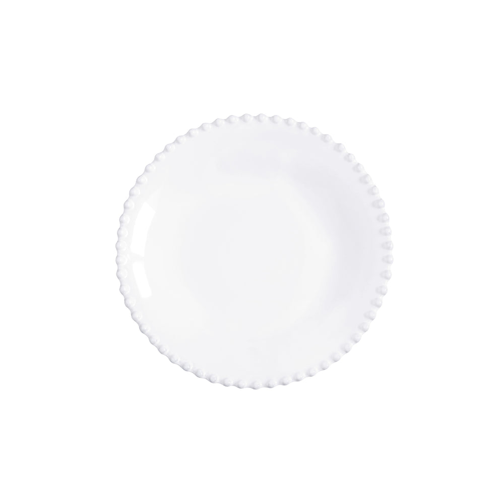 Pearl white soup and pasta plate by Cornucopia Worcester from My Gifts Trade, featuring a classic ceramic design with a smooth finish.