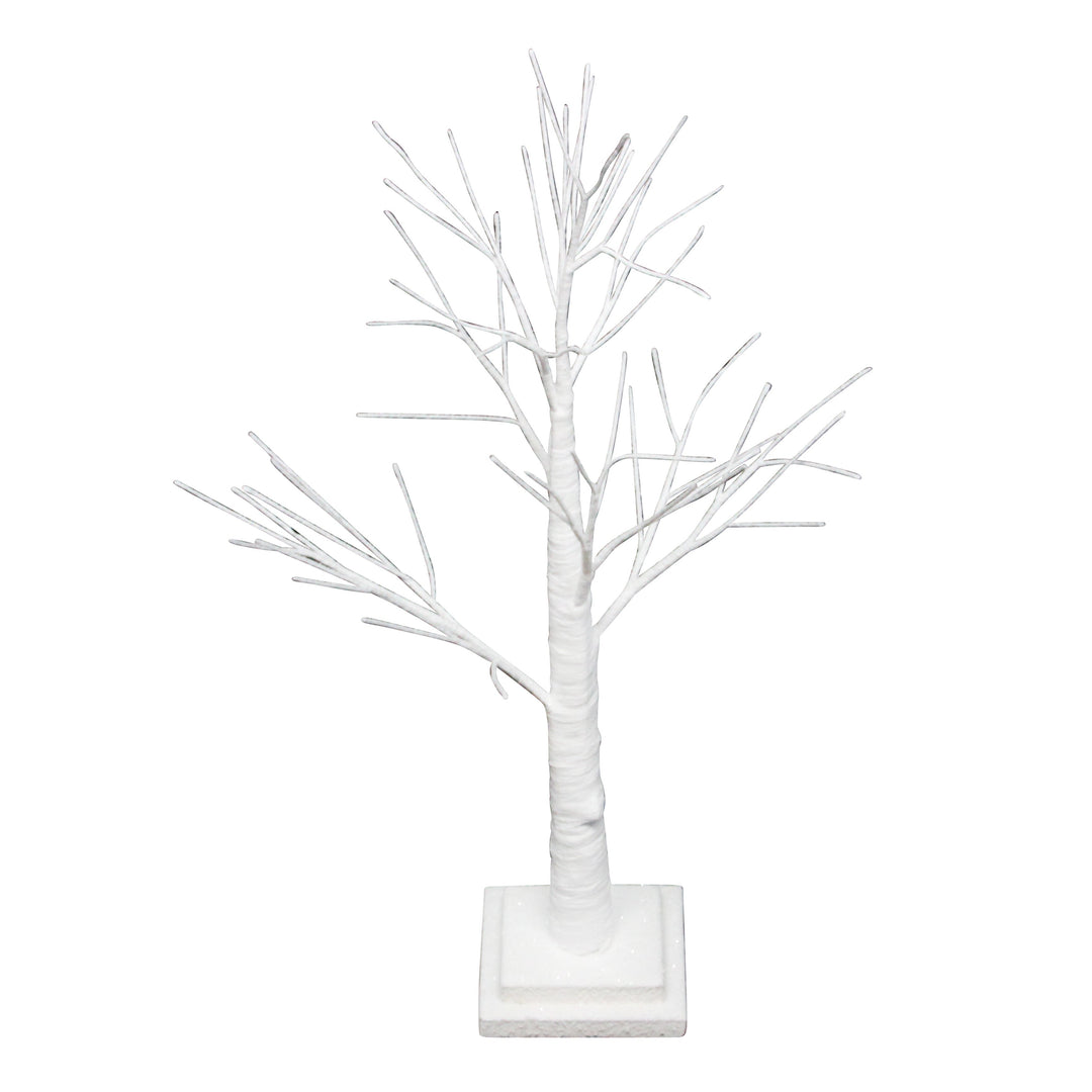 White Twig Tree from Gisela Graham Christmas collection, featuring a delicate white twig design for festive holiday decor.