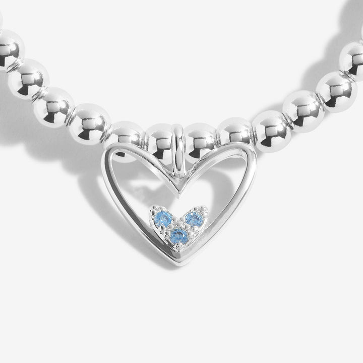 Joma Jewellery "A Little Its A Boy!" bracelet featuring a silver-tone charm for baby gift or keepsake.