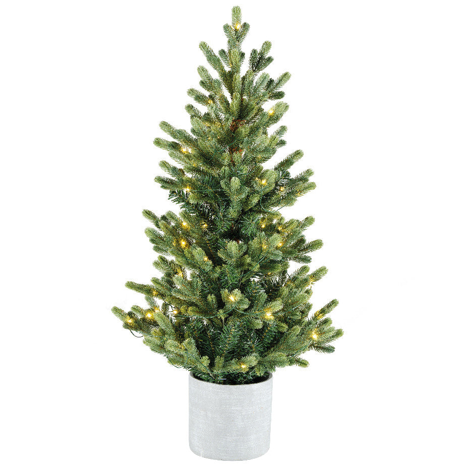 Cornucopia Worcester Geneva Tree Green Micro LED outdoor lights by KAEMINGK, featuring green micro LED bulbs on a decorative tree-shaped design.
