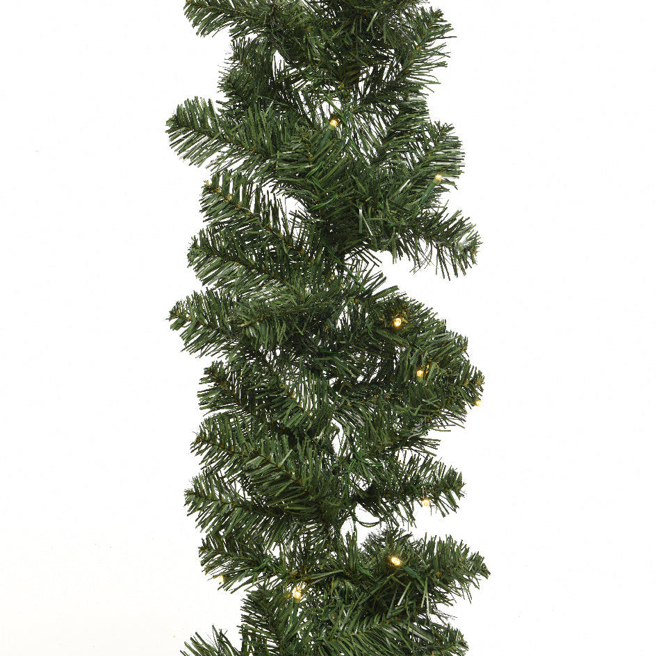 Cornucopia Worcester Imperial Garland LED BO by KAEMINGK, indoor and outdoor decorative string lights with colorful bulbs.