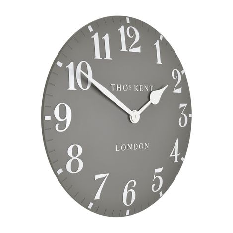 20-inch Arabic wall clock featuring dolphin design by Cornucopia Home and Gift, with bold Arabic numerals and decorative style.