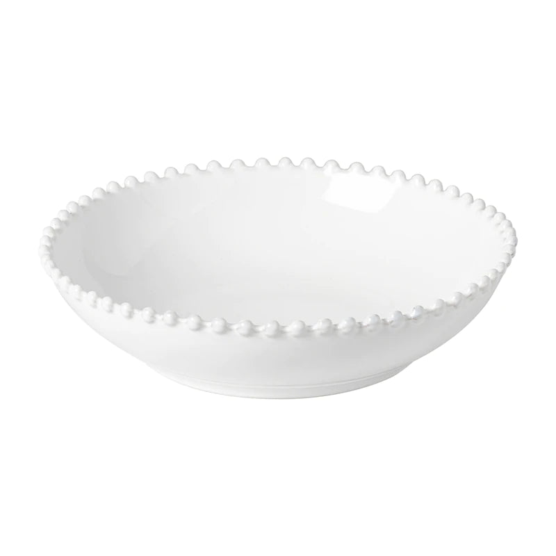 Pearl white pasta bowl from Cornucopia Worcester by My Gifts Trade, 23cm ceramic bowl with elegant, smooth design.