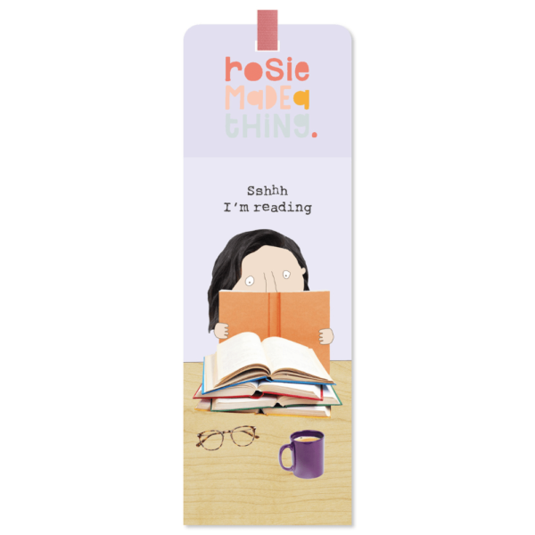 Rosie Made a Thing Cornucopia Worcester reading bookmark with colorful floral design, perfect for marking pages in books.