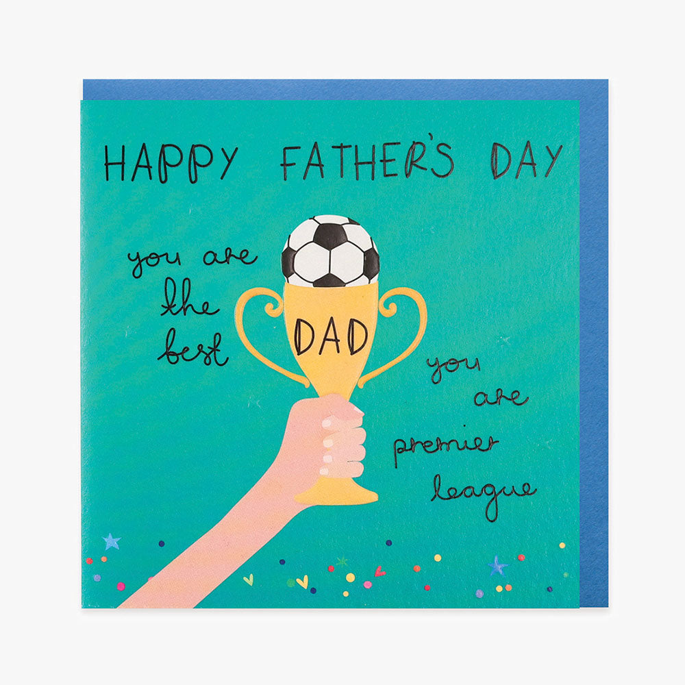 Belly button trophy card for Father&