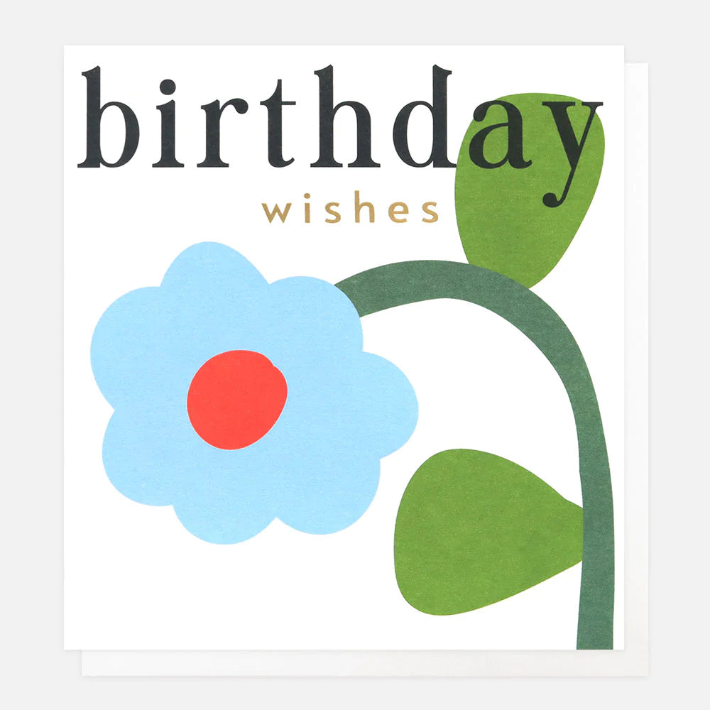 Caroline Gardner birthday card with colorful floral design and cheerful message, perfect for celebrating special occasions.