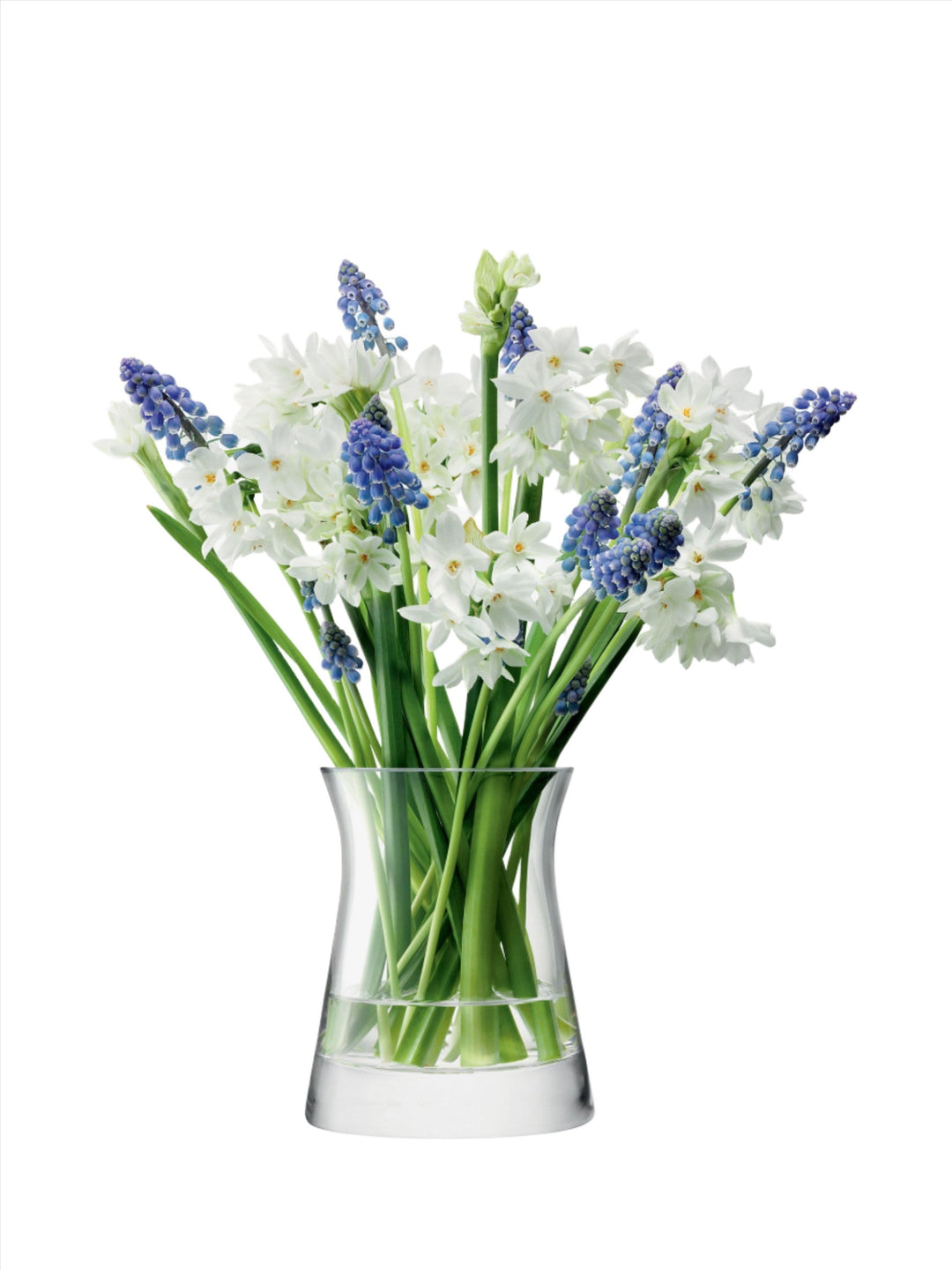 Flower Garden Posy Vase H13cm Clear