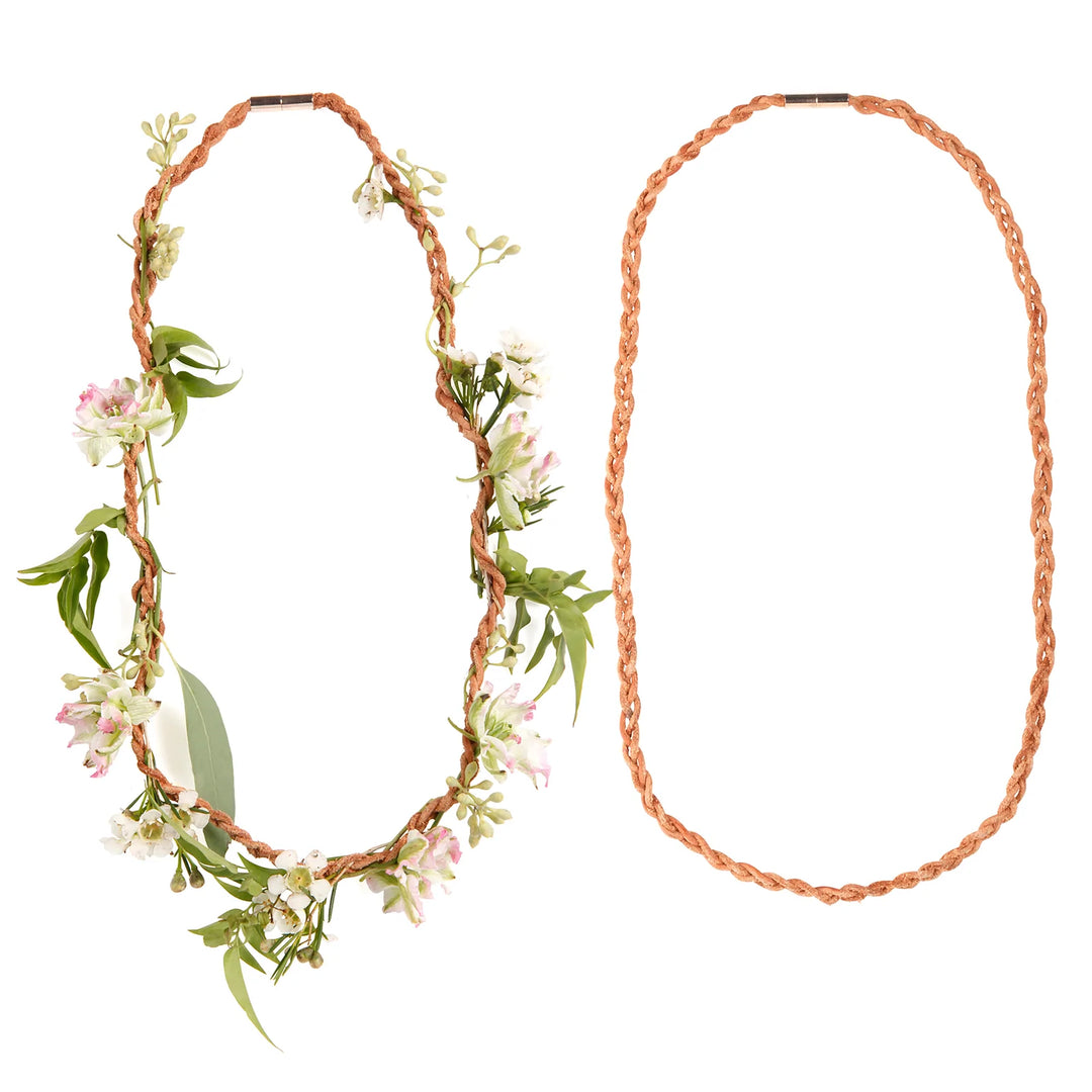 Kikkerland Huckleberry Fresh Flower necklace set with vibrant floral design, crafted by Cornucopia Worcester.