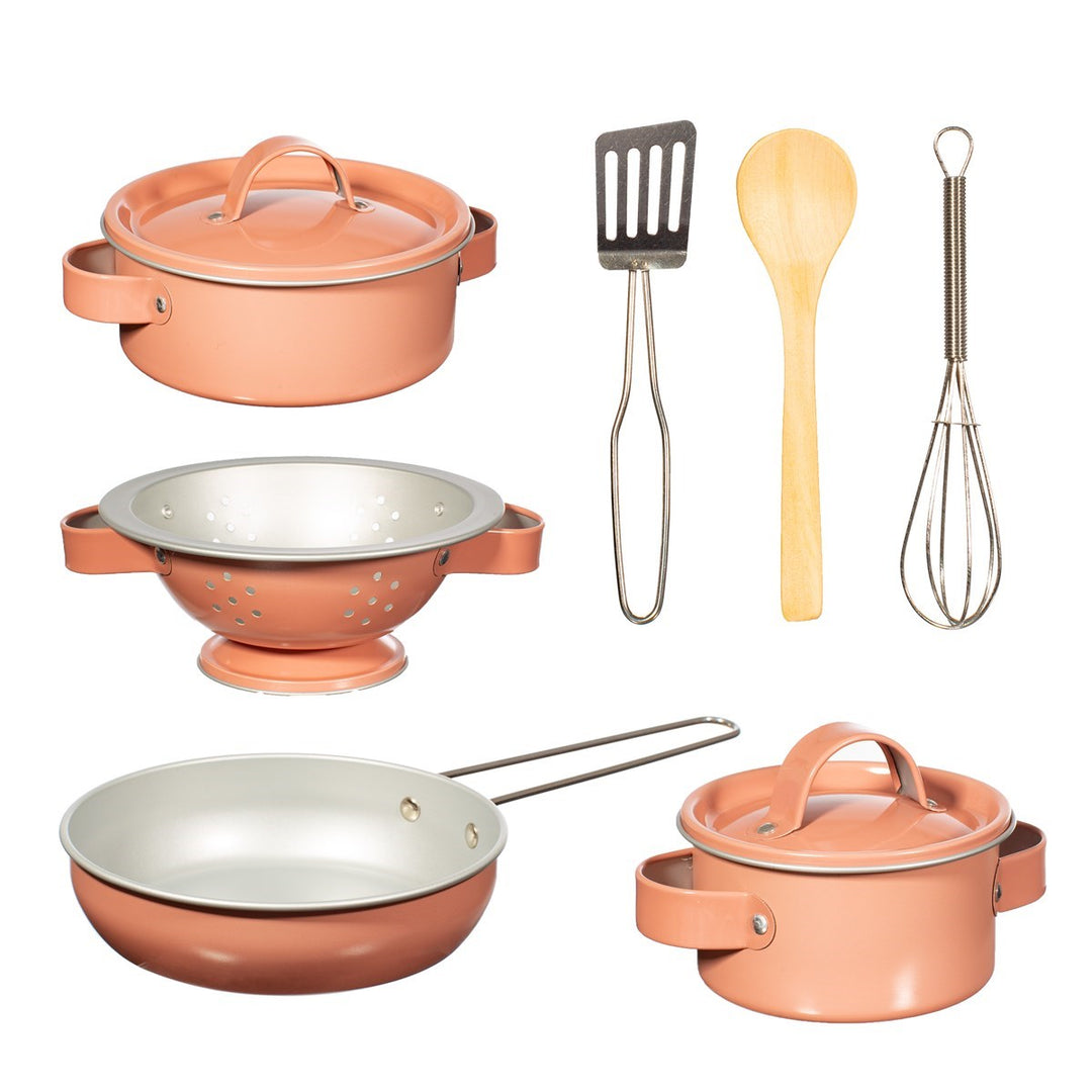Cornucopia Worcester Scattered Stars Play Cooking Set with colorful star-shaped utensils and accessories for imaginative play
