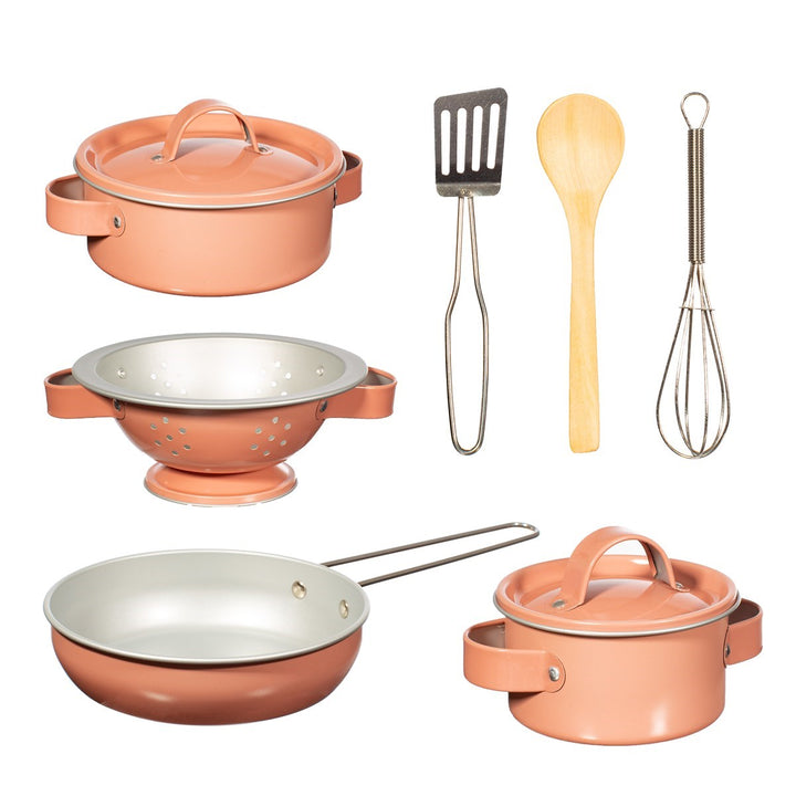 Cornucopia Worcester Scattered Stars Play Cooking Set with colorful star-shaped utensils and accessories for imaginative play