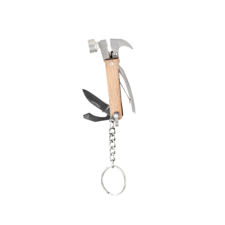 Kikkerland Wood Mini Hammer Tool by Cornucopia Worcester, small wooden hammer with ergonomic handle, ideal for light crafts and repairs.