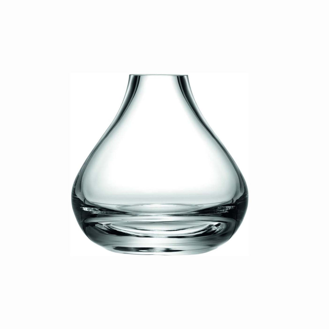 LSA International Flower Sprig Vase, 11 cm tall, clear glass with a delicate flower design, perfect for floral displays.