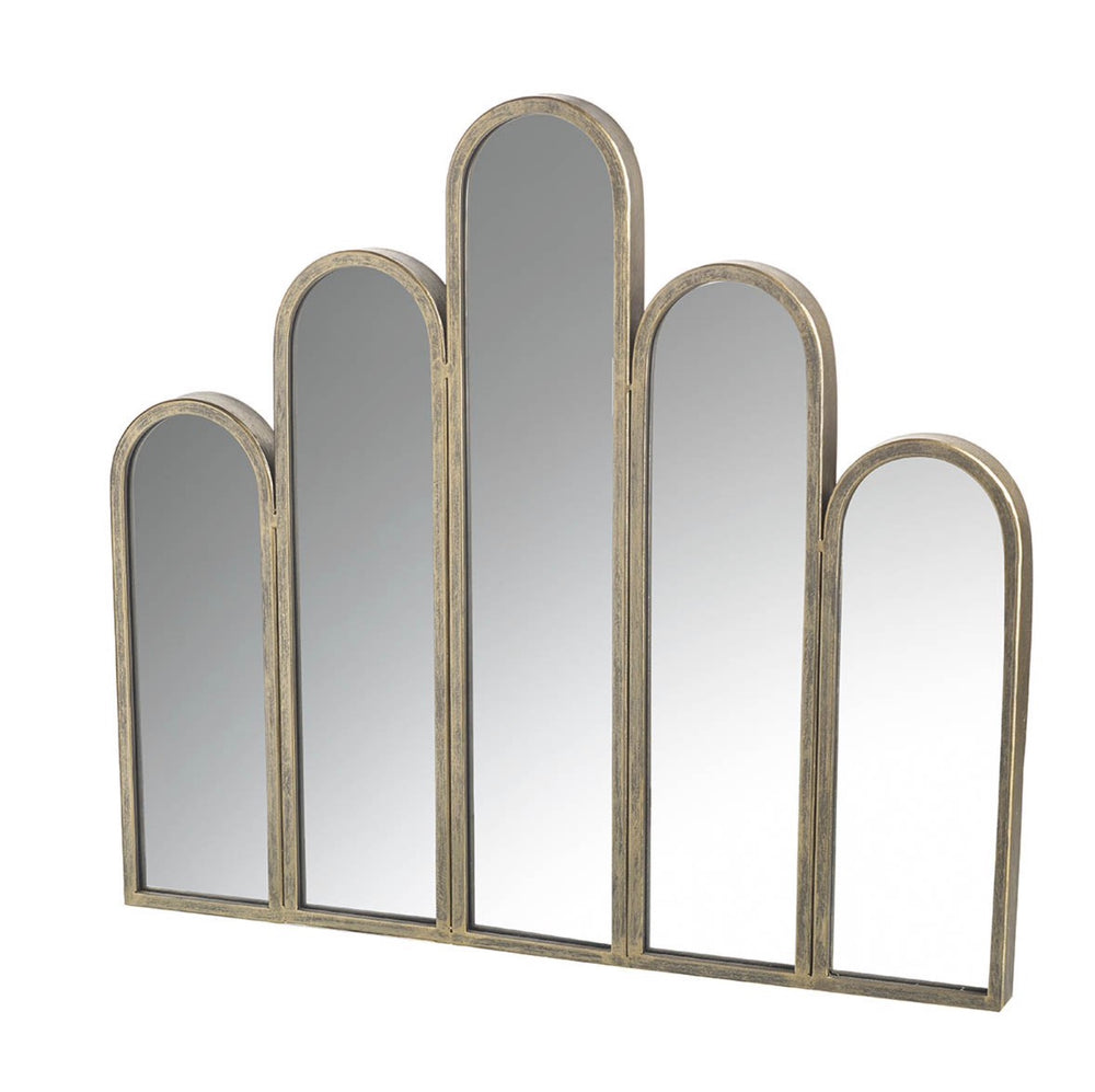 Bronze Multi Arch Mirror by Parlane, featuring a modern, multi-arch design with a sleek bronze finish.