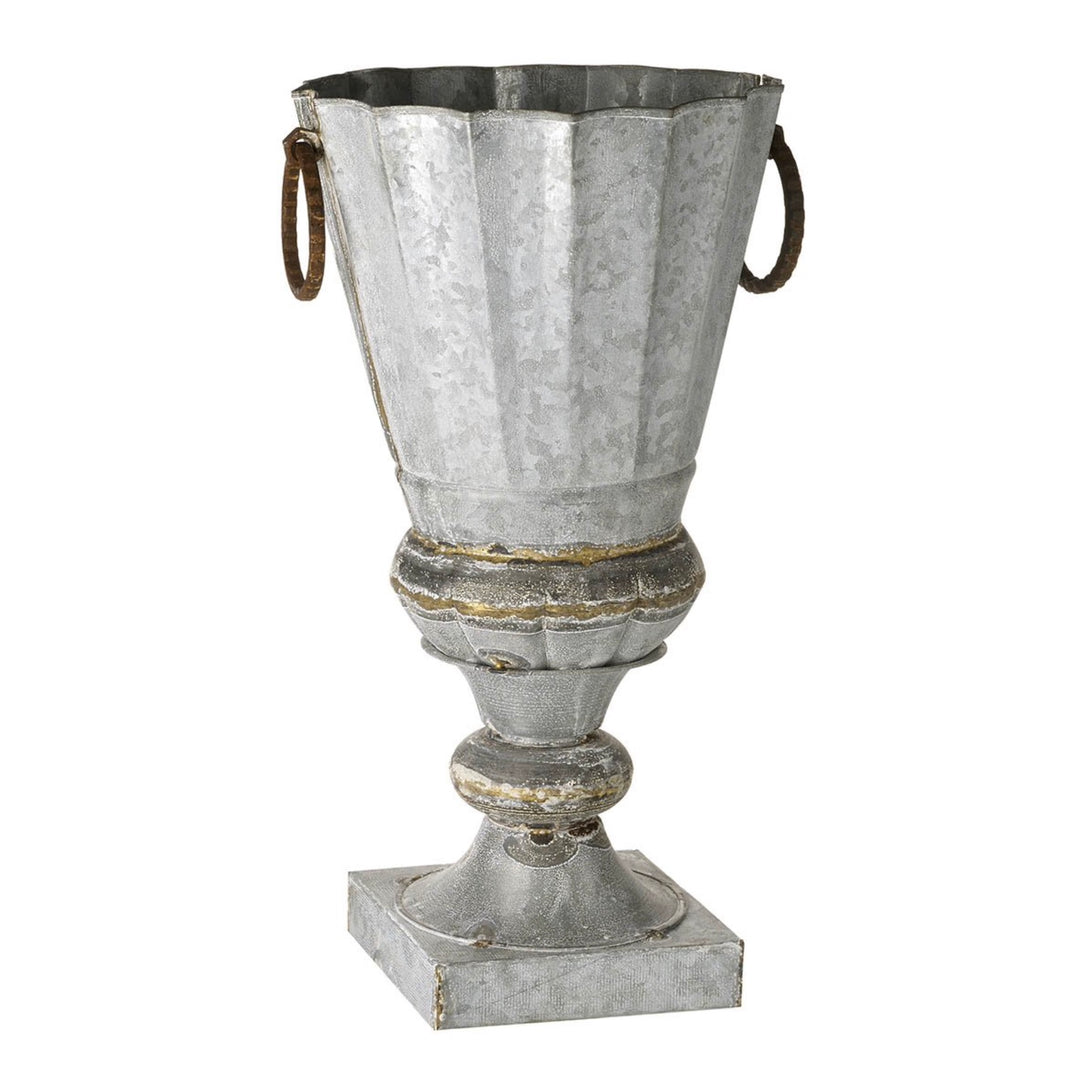 Antique grey Eloise planter by Parlane, featuring a stylish ceramic design suitable for indoor or outdoor plants.