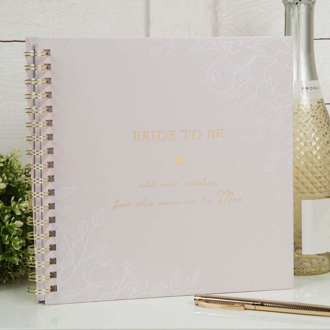 Bride to Be Hen Guest Book by Widdop &amp; Co, featuring floral and elegant wedding-themed design for guest signatures.