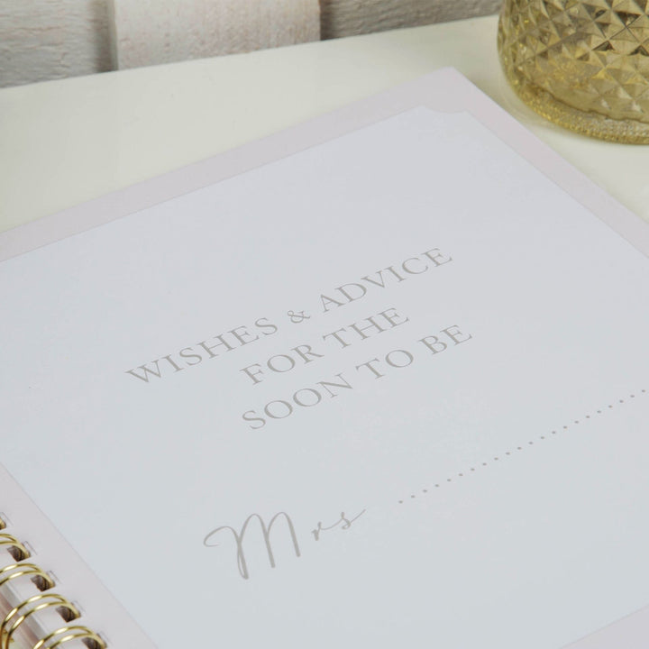 Bride to Be Hen Guest Book by Cornucopia Home and Gift, featuring elegant design for wedding guest signatures.