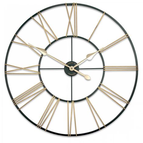 Cornucopia Worcester 32-inch Summer House wall clock with rustic design and large Roman numerals, perfect for outdoor or garden decor.