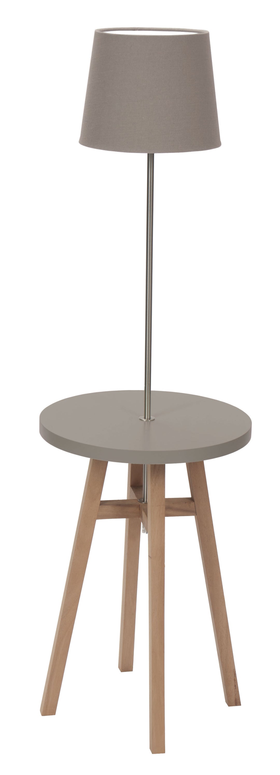 Cornucopia Worcester Kinsale Ø40cm lamp table with a suede finish, showcasing its stylish round design and elegant surface.